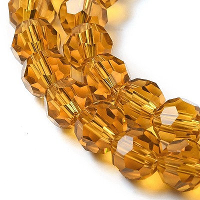 Transparent Glass Beads EGLA-A035-T6mm-D04-1