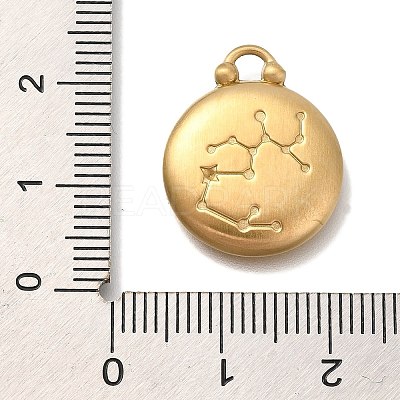 PVD Vacuum Plating 304 Stainless Steel Pendants STAS-S148-30G-09-1
