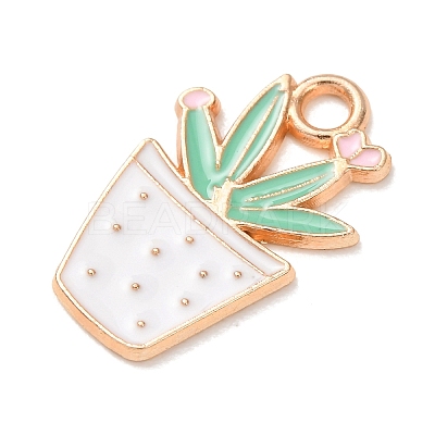 Alloy with Enamel Pendants AL-CBA9CD2-02B-1