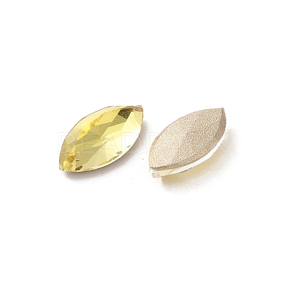 Glass Rhinestone Cabochons RGLA-P037-09B-D226-1