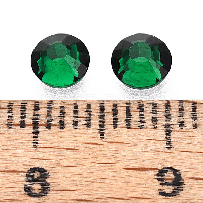 Glass Flat Back Rhinestone Cabochons RGLA-S002-20SS-10-1