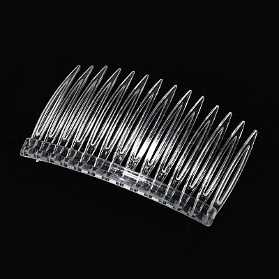 Clear Plastic Hair Comb Findings X-PHAR-R018-2-1