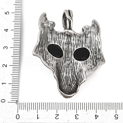 304 Stainless Steel Pendants STAS-M299-05AS-A-1