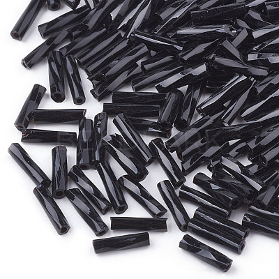 Glass Twisted Bugle Seed Beads SEED-S018-02B-1