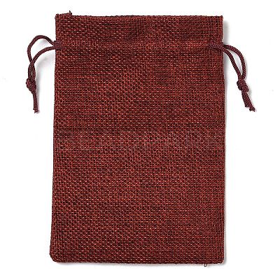 Christmas Theme Jute Cloth Storage Bags ABAG-F010-01A-03-1