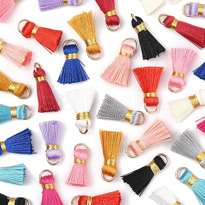 20Pcs Handmade Polycotton(Polyester Cotton) Tassel Decorations FIND-FS0003-27D-1