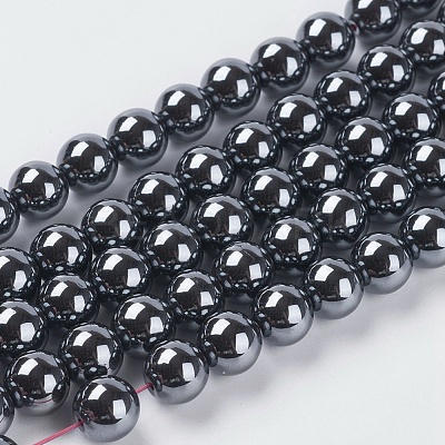 Non-Magnetic Synthetic Hematite Beads Strands G-H1071-1-1