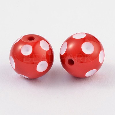 Chunky Bubblegum Acrylic Beads SACR-S146-20mm-11-1