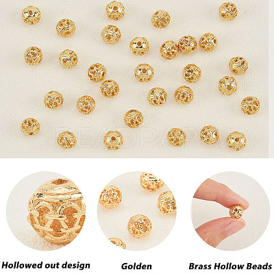Alloy Hollow Beads FIND-PH0010-77-1