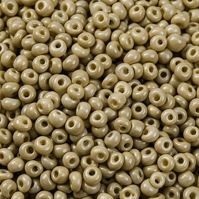 8/0 Baking Paint Glass Seed Beads SEED-M012-02A-50-1