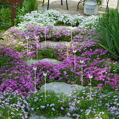 20Pcs Acrylic Butterfly Flowerpot Decoration AJEW-OC00025-1