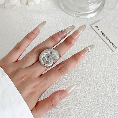 304 Stainless Steel Finger Rings FS-WGE331D-25-1
