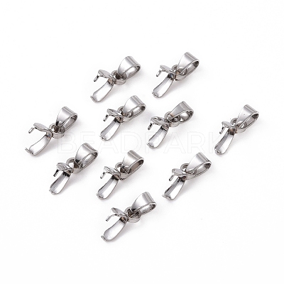Tarnish Resistant 304 Stainless Steel Ice Pick Pinch Bails STAS-R182-03-1