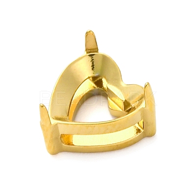 304 Stainless Steel Rhinestone Claw Settings STAS-U042-05B-G-1