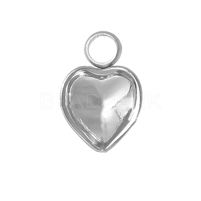 304 Stainless Steel Pendant Cabochon Settings PW-WG002AB-03-1