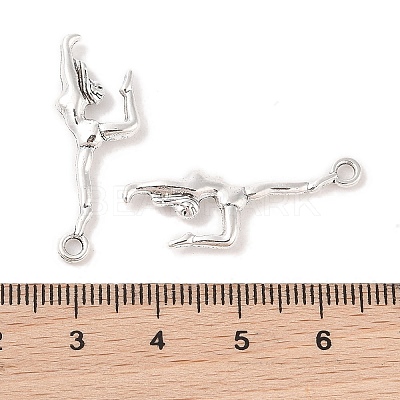 Tibetan Style Zinc Alloy Dancer Pendants LS-X-TIBEP-R334-283AS-RS-1