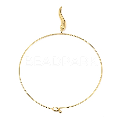 Pepper Brass Necklace BJEW-Q350-06G-1