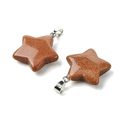 Synthetic Goldstone Pendants GG-K002-10J-1