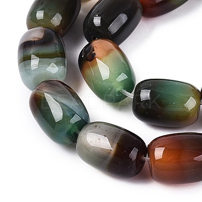 Natural Agate Beads Strands G-N356-02B-10-1
