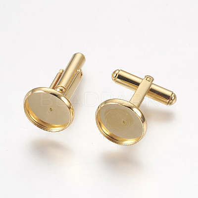 304 Stainless Steel Cuffinks STAS-G187-23G-12mm-1