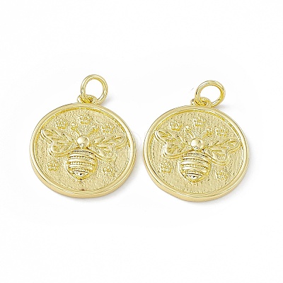 Rack Plating Brass Pendants LS-KK-B065-21G-1