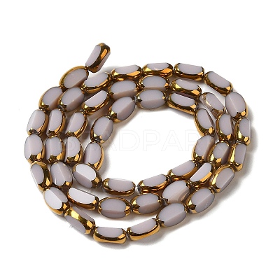 Electroplate Glass Beads Strands EGLA-P061-02A-03-1
