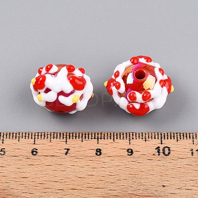 Opaque Acrylic Beads SACR-YW0002-01A-1