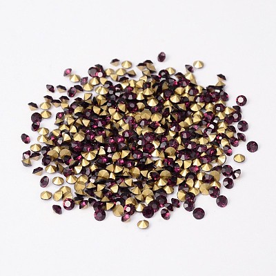 Back Plated Grade A Diamond Glass Pointed Rhinestone RGLA-SS22-016-1