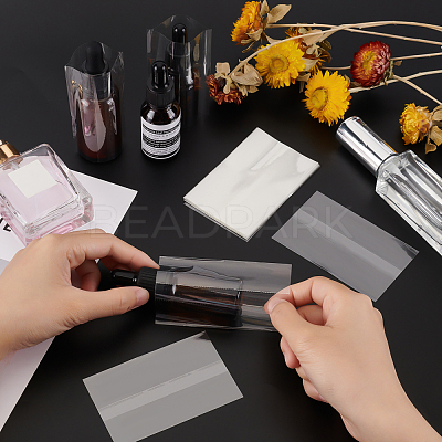 400Pcs Frosted Heat Shrink Sheets Film DIY-PH0006-14-1