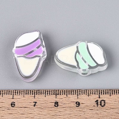 Transparent Acrylic Beads ACRC-T013-06-1