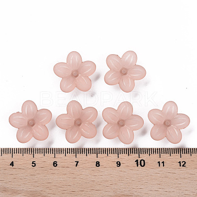 Frosted Acrylic Bead Caps MACR-S371-08A-763-1