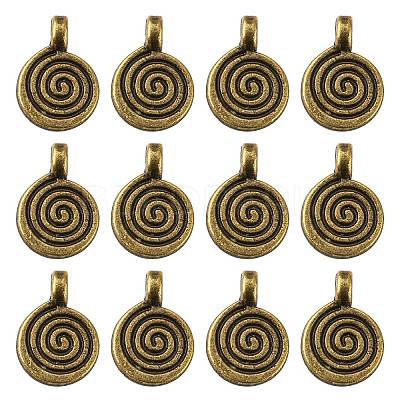 Tibetan Style Alloy Charms X-MLF0339Y-NF-1