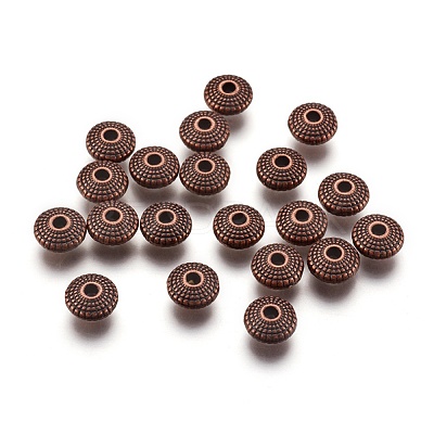 Tibetan Style Alloy Spacer Beads RLF0391Y-1