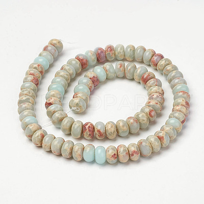 Synthetic Aqua Terra Jasper Beads Strands G-P237-03-1