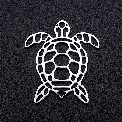 Non-Tarnish 201 Stainless Steel Filigree Joiners Links STAS-S105-JN869-1-1