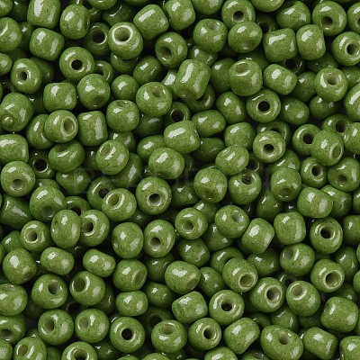 Baking Paint K9 Glass Seed Beads SEED-S003-K9-1