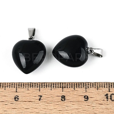 Natural Obsidian Pendants G-T143-49A-1