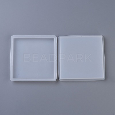DIY Squre Coaster Silicone Molds DIY-P010-23-1