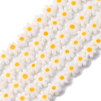 Handmade Millefiori Glass Bead Strands X-LAMP-J035-6mm-44-1