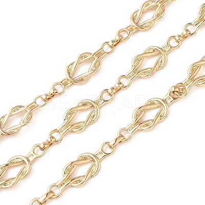 Alloy knot Link Chains LCHA-L002-02G-1