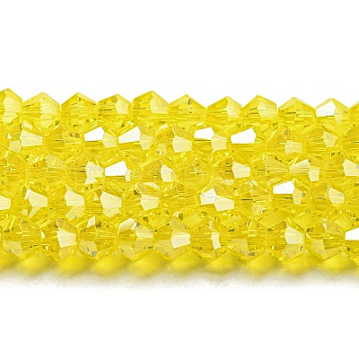 Transparent Electroplate Glass Beads Strands LS-EGLA-A039-T6mm-A21-1