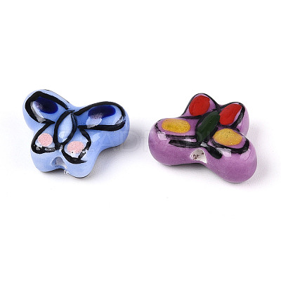 Porcelain Beads Strands PORC-U001-01-1