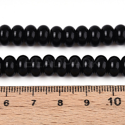 Opaque Spray Painted Glass Beads X-GLAA-ZX008-8mm-18F-1