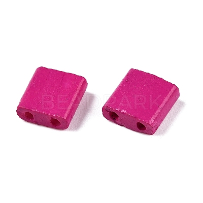 2-Hole Baking Paint Glass Seed Beads LS-SEED-S023-17C-25-1