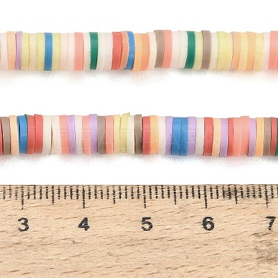 Handmade Polymer Clay Beads Strands PY-CBA21A8-01H-1