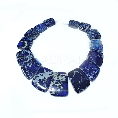 Natural Imperial Jasper Graduated Beads Strands G-P296-A03-1