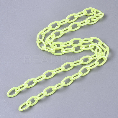 Acrylic Opaque Cable Chains X-PACR-N009-001I-1