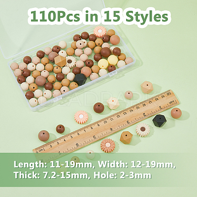 Food Grade Eco-Friendly Silicone Beads SIL-DC0001-53-1