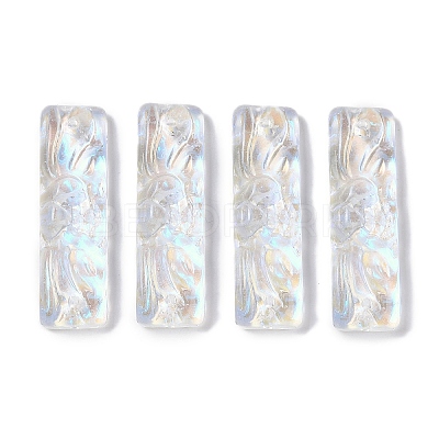 Baking Paint Glass Pendants GLAA-S202-16-1