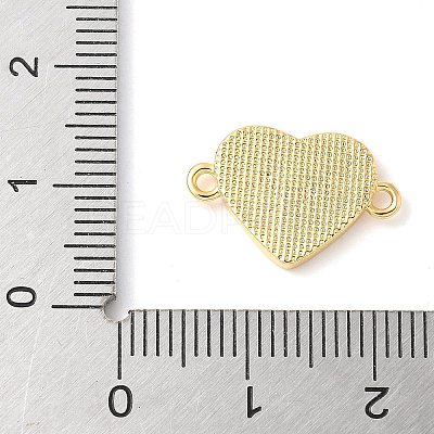 Brass Pave Natural White Shell Connector Charms KK-S522-03H-G-1